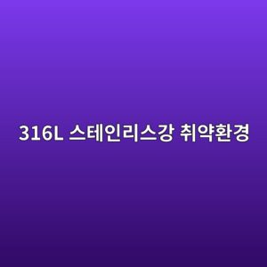 316L 스테인리스강이 취약해지는 온도와 환경 조건 4 316l ec8aa4ed858cec9db8eba6acec8aa4eab095 ecb7a8ec95bded9998eab2bd 1788325436