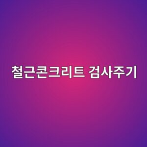 철근콘크리트 구조물의 검사 위치와 점검 주기 설정 방법 2 ecb2a0eab7bcecbd98ed81aceba6aced8ab8 eab280ec82aceca3bceab8b0 1788326737