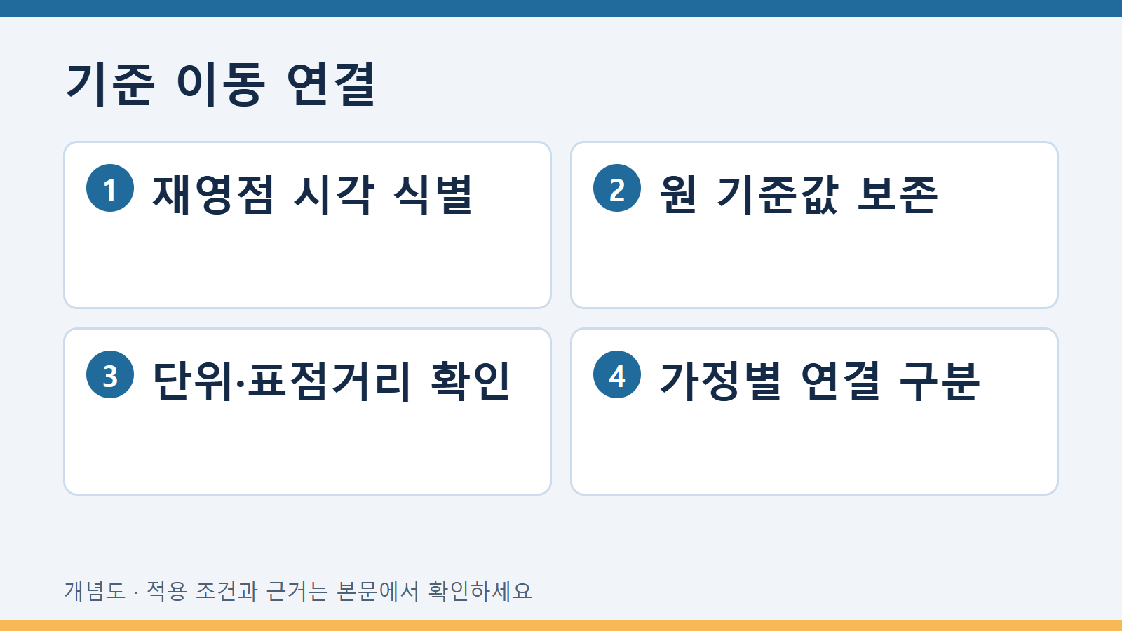기준 이동 연결