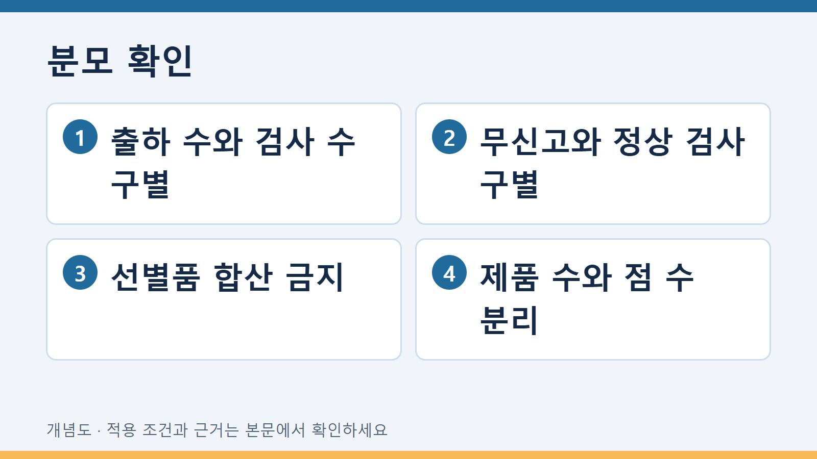 분모 확인