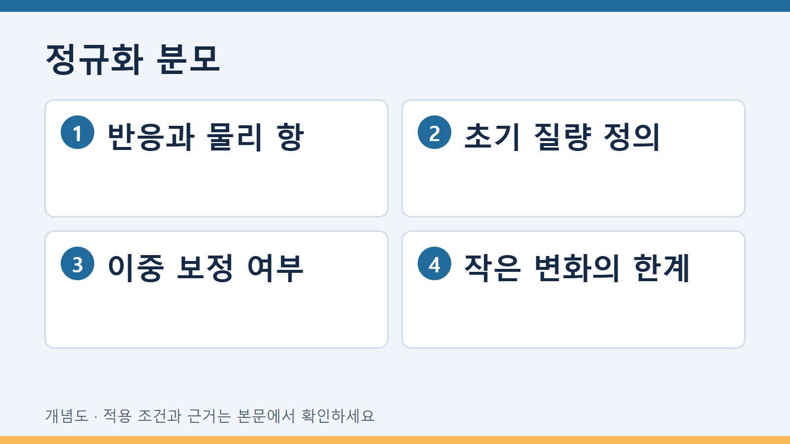 정규화 분모