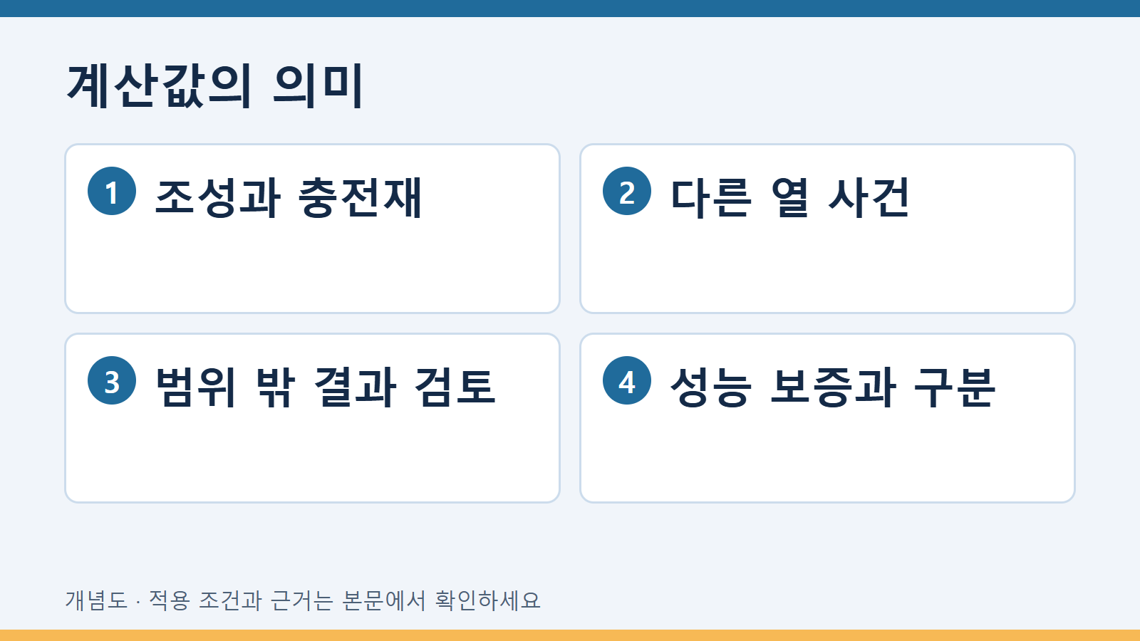 계산값의 의미